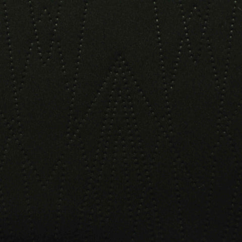 Black Dot Scuba Knit, Polyester
