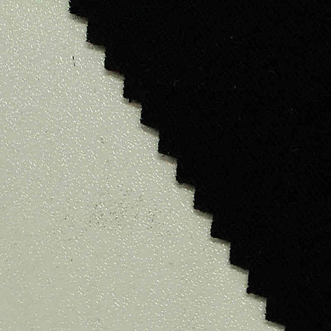 Cotton Polyester Knit Fabric, 250 gsm — Black