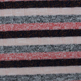 Light Pink Horizontal-Stripe Interlock Knit