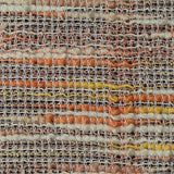 Orange Horizontal-Stripe Jacquard, Poly-Cotton — texture
