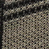 Gold Check Chunky Knit, Poly-Metallic — texture
