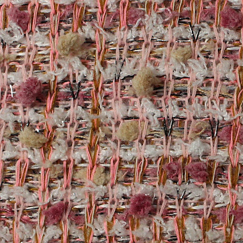 Pink Flecks Chunky Knit, Polyester