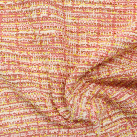 Pink Marl Jacquard, Polyester, 212 gsm