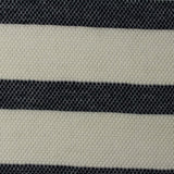 Black Stripes Chunky Knit, Cotton-Poly