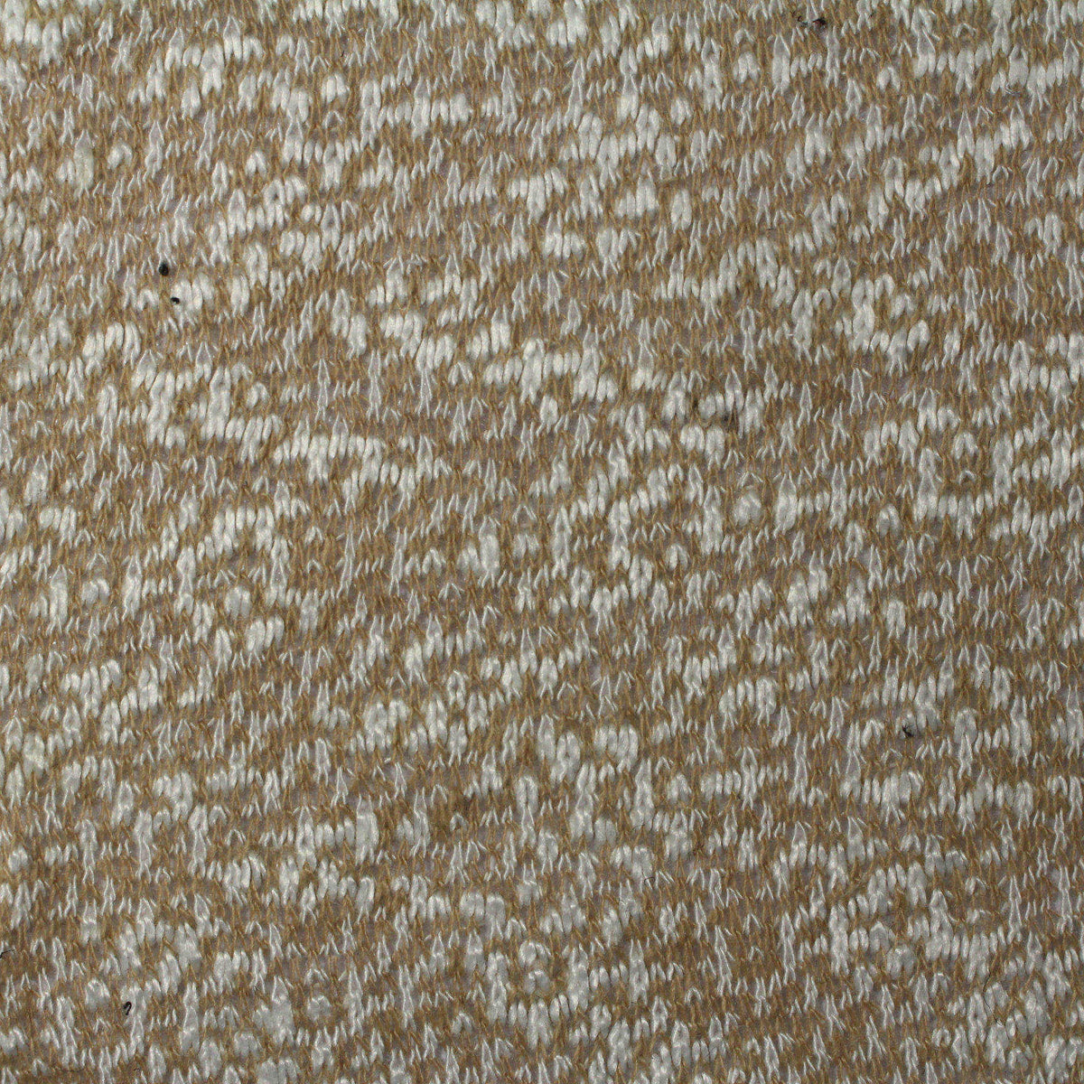 Brown Marl Chunky Knit, Viscose-Poly, 234 gsm