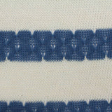 Blue Horizontal-Stripe Jersey Knit, Polyester