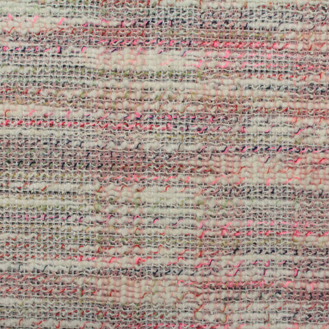 Pink Flecks Jacquard, Poly-Cotton