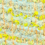 Yellow Textured Chunky Knit, Poly-Acrylic — texture