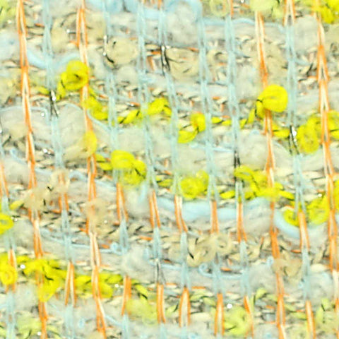 Yellow Textured Chunky Knit, Poly-Acrylic