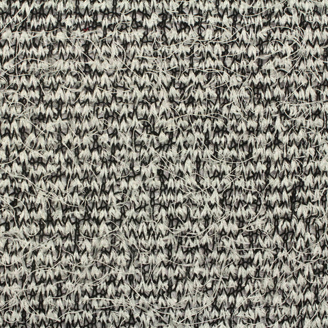 Black Marl Jersey Knit, Polyester, 306 gsm
