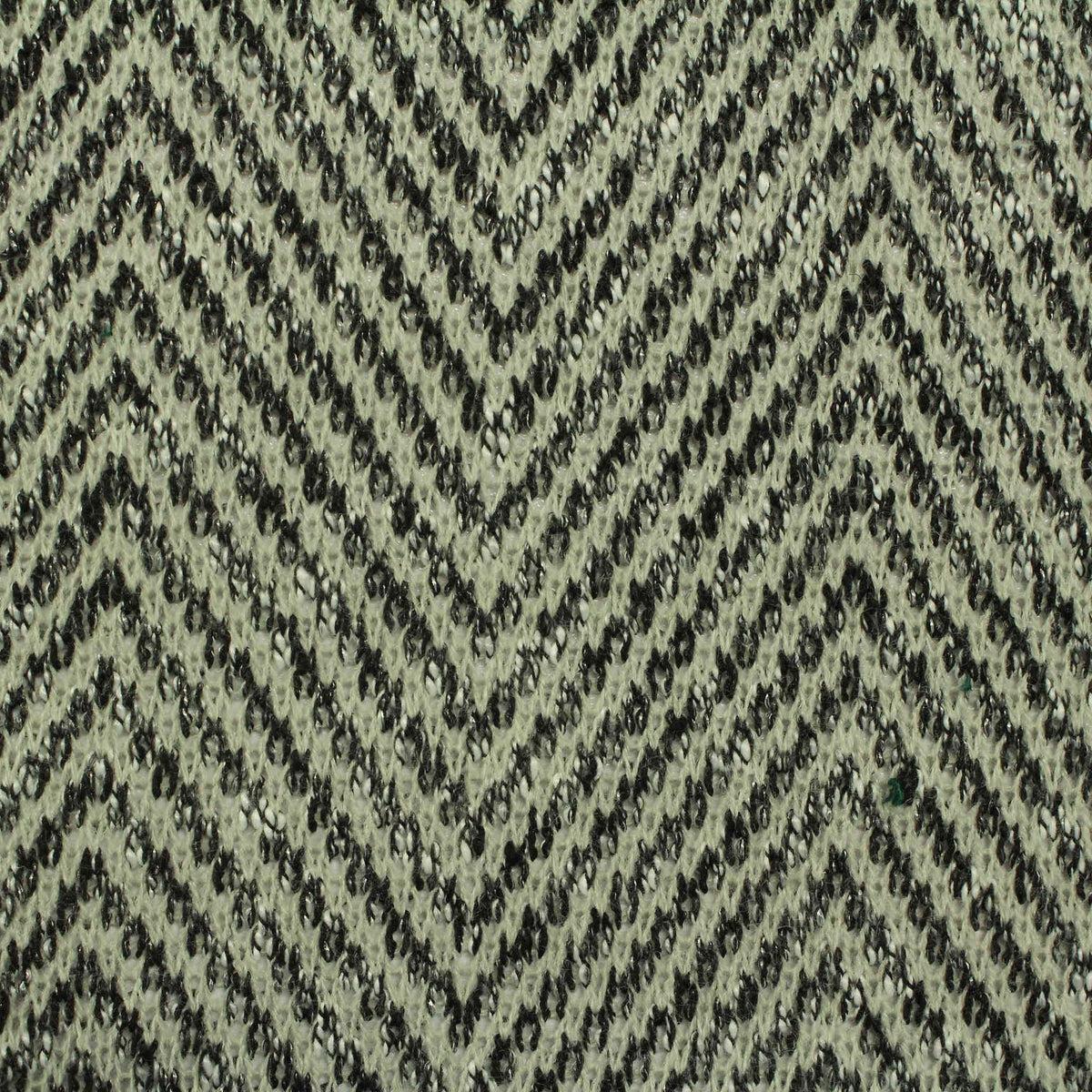 Black Chevron Chunky Knit, Poly-Viscose