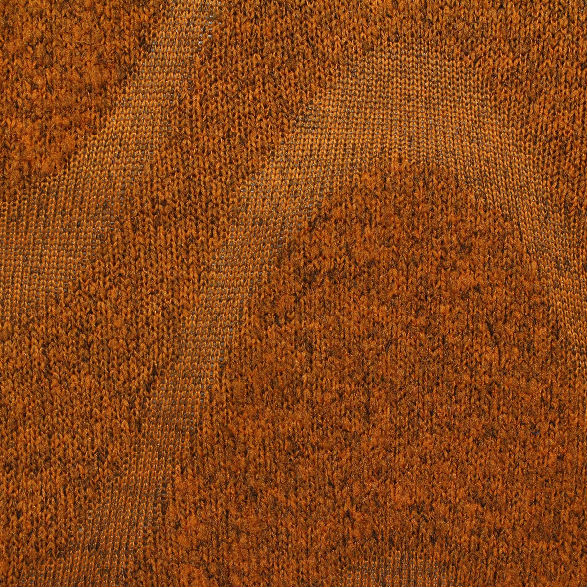 Orange Marl Chunky Knit, Polyester, 279 gsm
