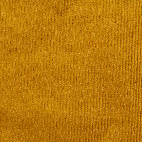 Yarn-Dyed 100% Cotton Corduroy Fabric, 155 gsm — Orange