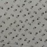 Black Floral Twill, Cotton-Poly