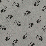 Black Floral Twill, Cotton-Poly — texture