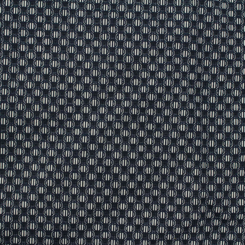 Jacquard 100% Cotton Poplin Fabric, 112 gsm, 145 cm — Navy