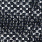 Jacquard 100% Cotton Poplin Fabric, 112 gsm, 145 cm — Navy — texture