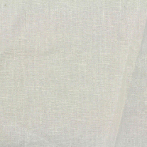 Linen Cotton Woven Fabric, 137 gsm, 135 cm — White