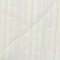 Off-White Vertical-Stripe Jacquard, Cotton-Viscose