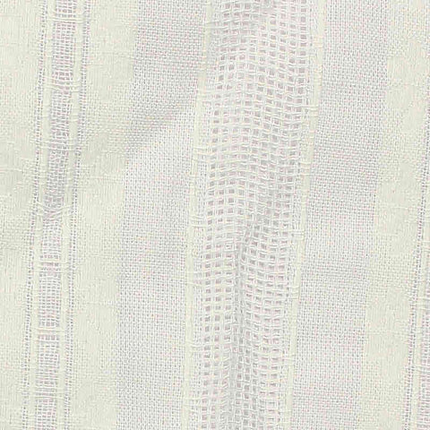 Off-White Vertical-Stripe Jacquard, Cotton-Viscose