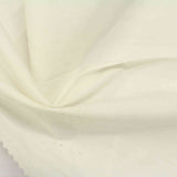 100% Viscose Poplin Fabric, 132 gsm, 135 cm — White