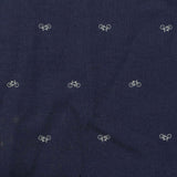 100% Cotton Woven Fabric, 120 gsm, 150 cm — Navy