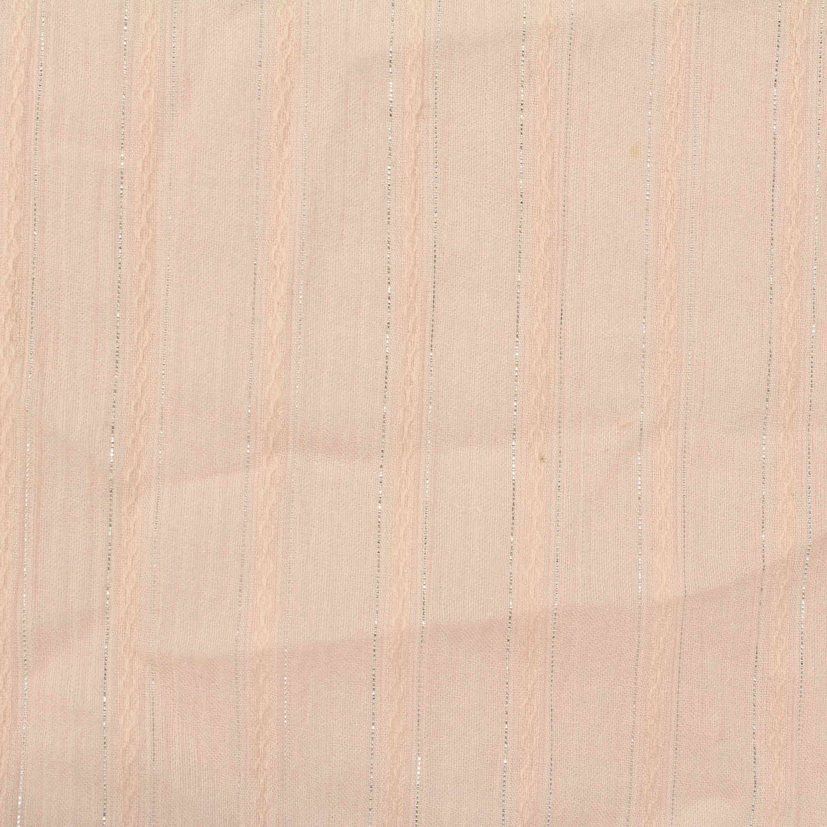 Silver Stripes Chiffon, Polyester