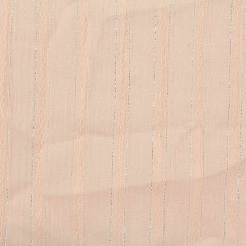 Silver Stripes Chiffon, Polyester