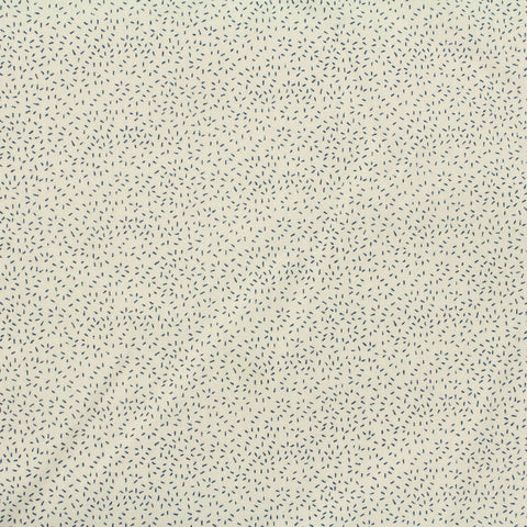 Dark Blue Dashes Poplin, Cotton