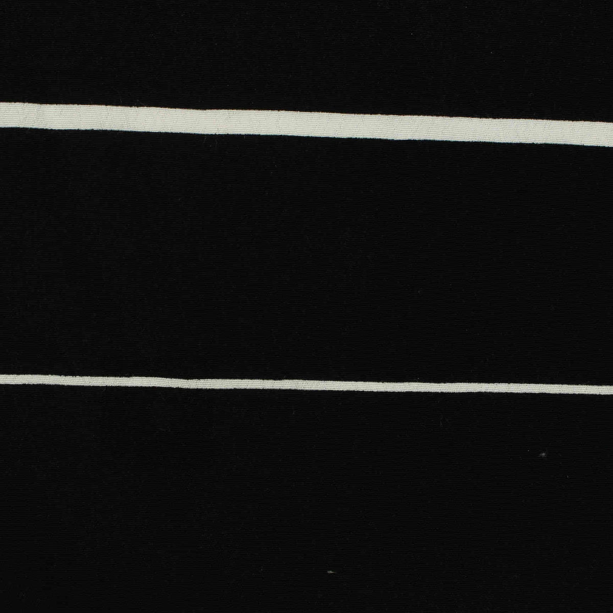 White Horizontal-Stripe Woven, Viscose, 130 gsm