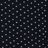 White Irregular-Dot Crepe, Viscose