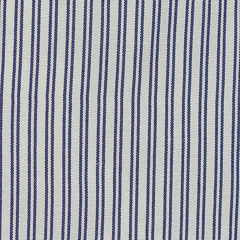 Blue Vertical-Stripe Lace, Polyester