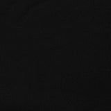 100% Polyester Woven Fabric, 105 gsm, 145 cm — Black