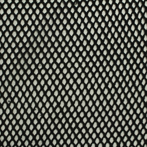 100% Cotton Mesh Fabric, 180 gsm, 155 cm — Black
