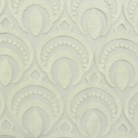 Cream Tone-on-Tone Jacquard, Poly-Cotton, 105 gsm