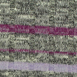 Grey Marl Rib Knit, Poly-Viscose — texture