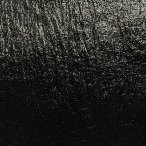 100% Nylon Plissé Fabric, 146 cm — Black, ref EF-203909
