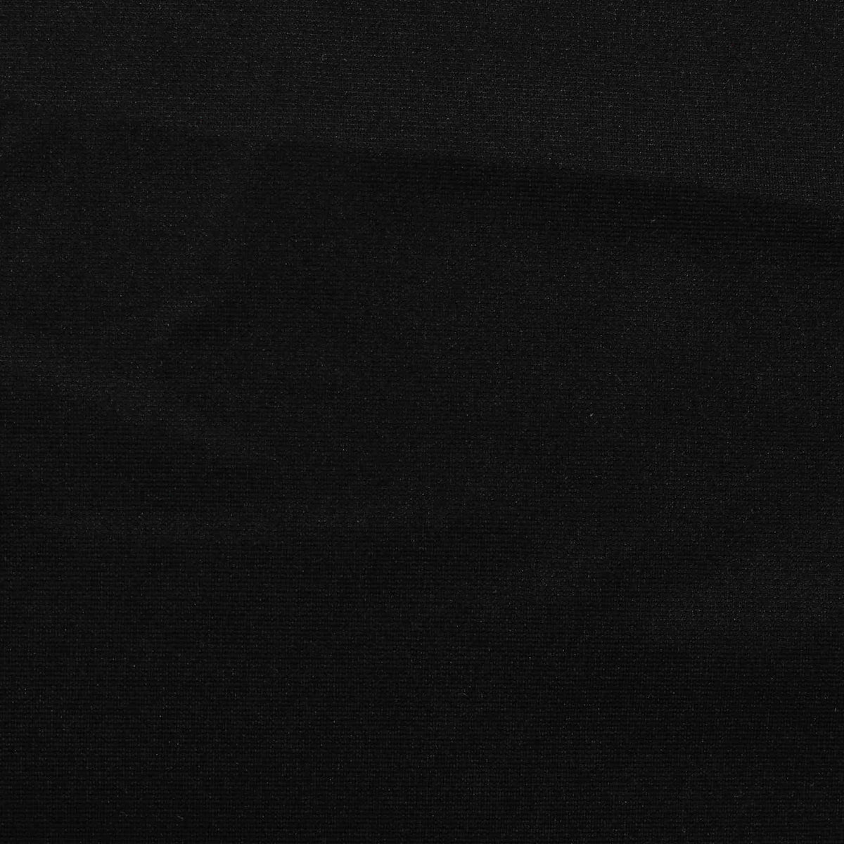 Nylon Stretch Interlock Knit Fabric, 170 gsm — Black