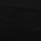 Nylon Stretch Interlock Knit Fabric, 170 gsm — Black