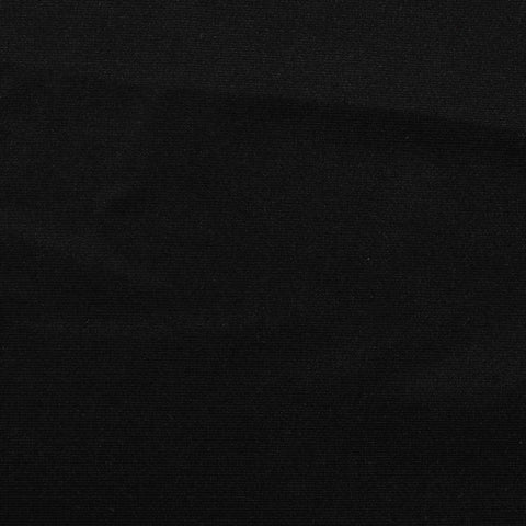 Nylon Stretch Interlock Knit Fabric, 170 gsm — Black