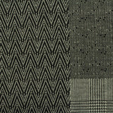 Black Chevron Jacquard, Polyester
