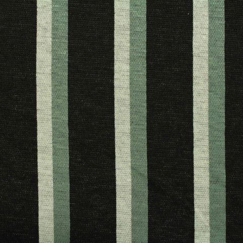 Black Vertical-Stripe Jacquard, Polyester, 270 gsm