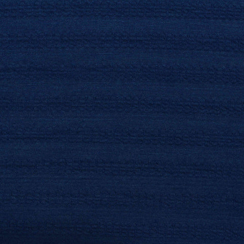 Dark Blue Stripes Jersey Knit, Poly-Viscose