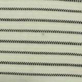 Black Horizontal-Stripe Knit, Polyester