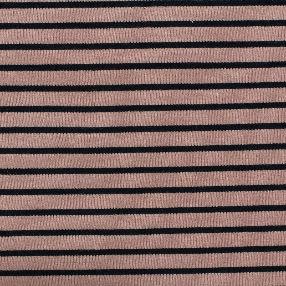 Black Stripes Jersey Knit, Poly-Viscose, 224 gsm