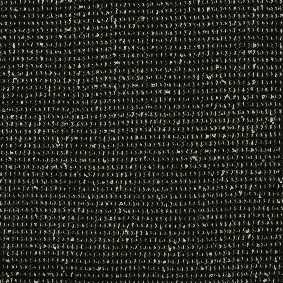 Black Heathered-Marl Knit, Polyester, 217 gsm