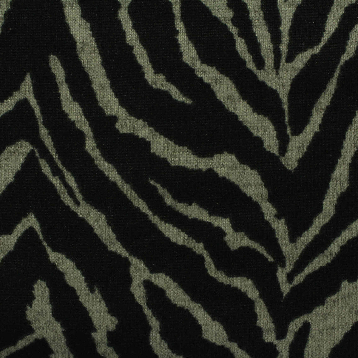 Black Zebra Knit, Polyester, 167 gsm