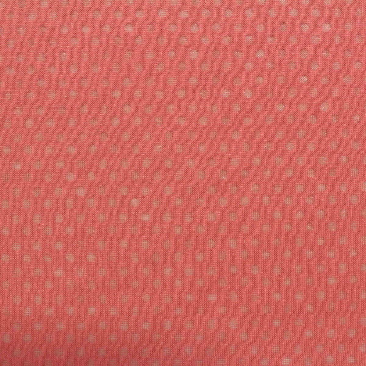 Light Beige Dots Knit, Viscose-Poly
