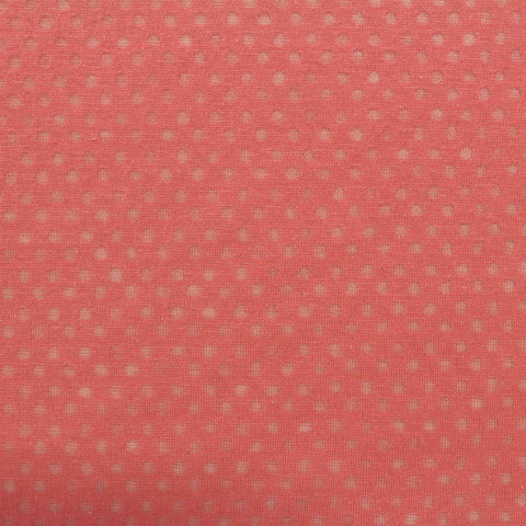Light Beige Dots Knit, Viscose-Poly