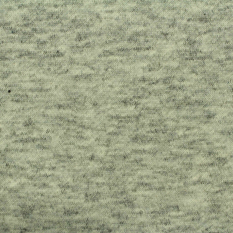 Light Grey Marl French Terry, Cotton-Poly, 233 gsm